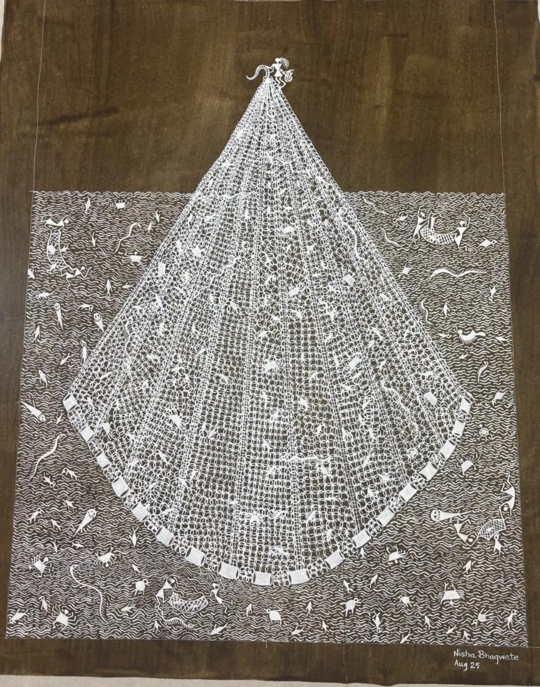 A Net of Survival, A Web of Life (22 × 30 inches)