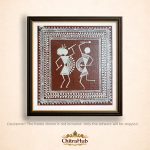 Tribal Dance-Warli (20cm × 20cm)