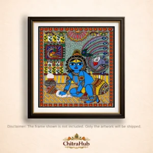 Makhan Chor Krishna_29.5 × 39 cm (11.6 × 15.3 inches approx.)