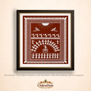 Tribal Dance Celebration_40 × 49 cm (15.7 × 19.3 inches approx.)