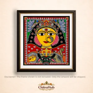 Maa Durga – Divine शक्ति _40 × 49 cm (15.7 × 19.3 inches approx.)
