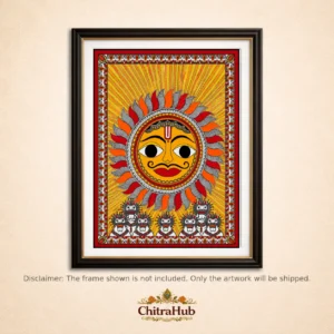 Surya Dev – Radiance of Life (22 × 15 inches)