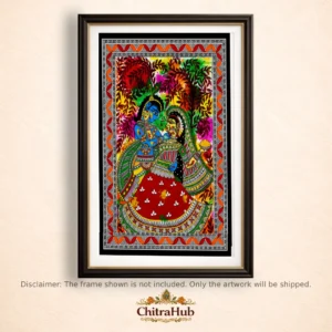 Radha Krishna – Divine Colors of Love – 29 × 39 cm (11.4 × 15.3 inches approx.)