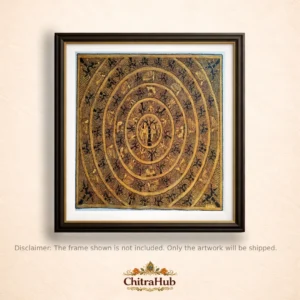 Raja Salhesh & Rani Chandravati – An Eternal Folk Love Story (26 × 32 inches)