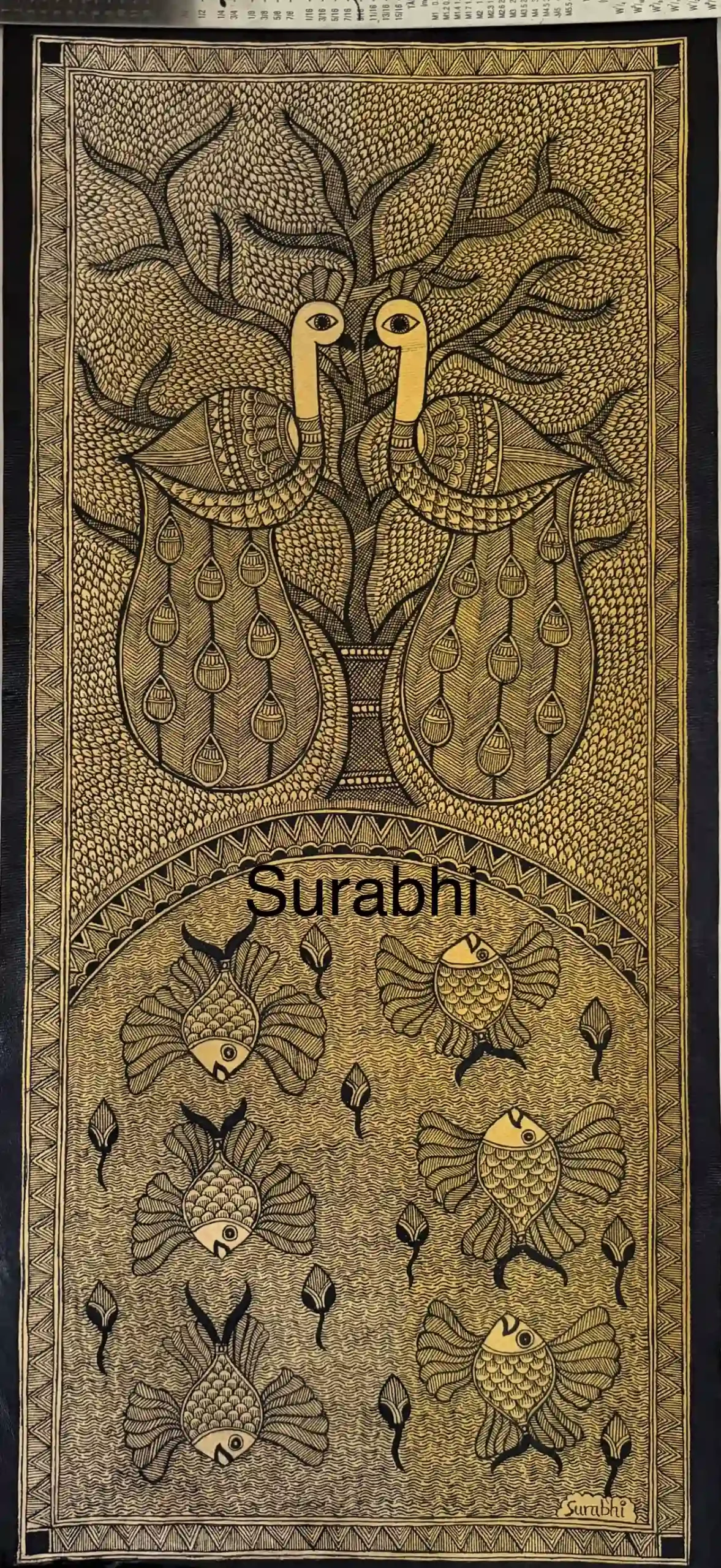 Whispers of Coexistence (10 × 22 inches)