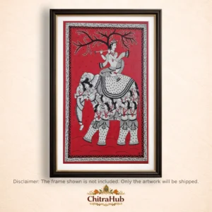 Nari Kunjar – The Elephant Made of Women (60 × 40 cm)
